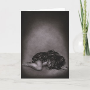 Solo déjame romper la tarjeta de saludo