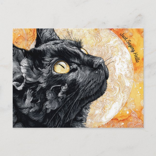 Sólo digo postal de gatos (Anverso)