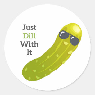 Solo Dill Con It Pegatina