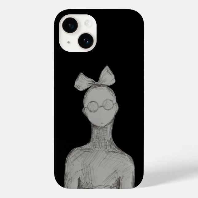 Sólo doblar con gafas de sol para usar iPhon Funda (Reverso )