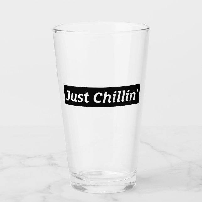 Solo el cristal de pinta de Chillin (Anverso)