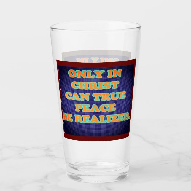 Sólo En Cristo Se Puede Lograr La Paz Verdadera. (Anverso)