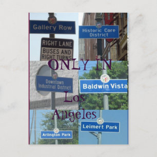 Solo en la postal de LA