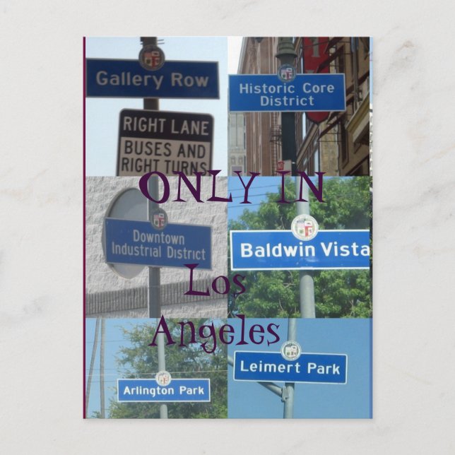 Solo en la postal de LA (Anverso)