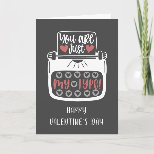 sólo es mi tarjeta de El día de San Valentín de ti (Anverso)