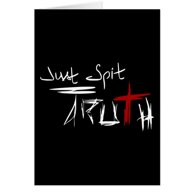 Solo escupe la verdad (Frente)