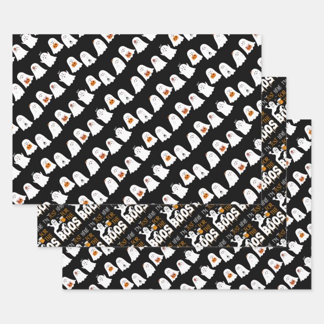 Sólo estoy aquí para las hojas de papel de los boo (Set)