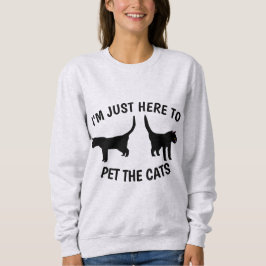 SOLO ESTOY AQUÍ PARA MASCOTA LAS CAMISETAS DE GATO