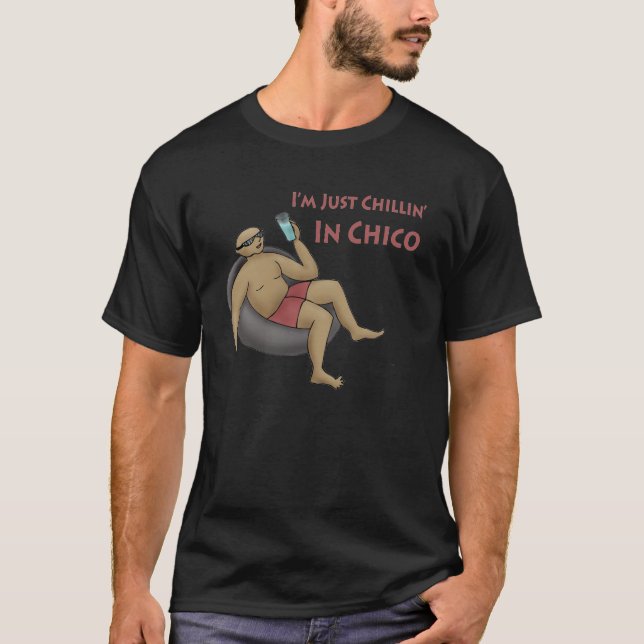 Solo estoy chillón en la camiseta de Chico (Anverso)