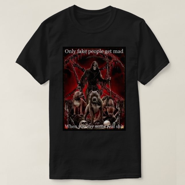 solo gente falsa... Camiseta esencial (Diseño del anverso)