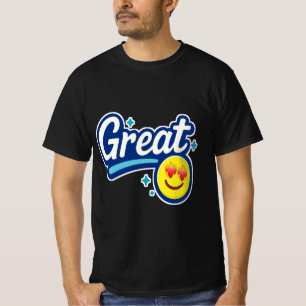 Sólo grandes vibraciones - Camiseta de Emoji de lo