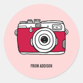 Sólo hacemos clic en Cámara Pegatina de San Valent