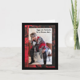 Solo huevos o cualquier otra cosa Tarjeta de felic