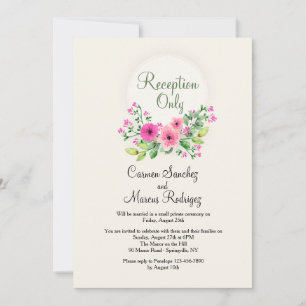 Sólo invitación a la recepción