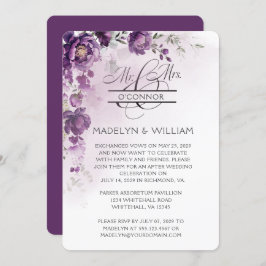 Solo invitación a recepción de peones morados