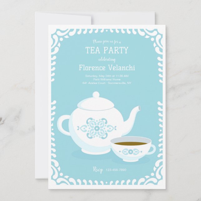 Solo invitación al té (Anverso)