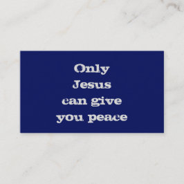 Sólo Jesús Puede Darle Una Tarjeta De Llamada Del 