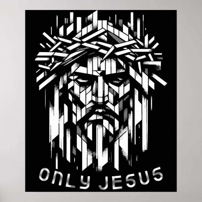 Sólo Jesús - Resumen de arte geométrico (Frente)