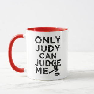 Solo Judy me puede juzgar la taza de café divertid