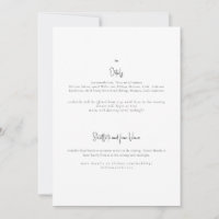 Sólo la invitación detallada de los dos Bodas esta