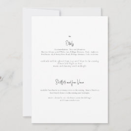 Sólo la invitación detallada de los dos Bodas esta