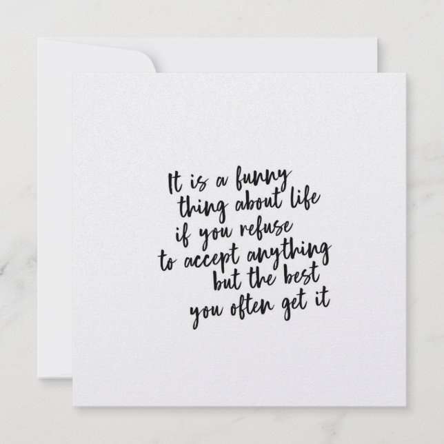 SOLO LA MEJOR tarjeta 5.25 x 5.25 (Anverso)