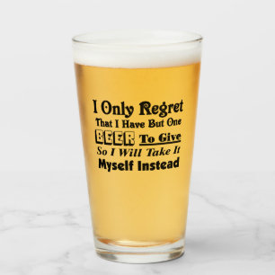 Sólo lamento tener sólo una cerveza para dar -B 