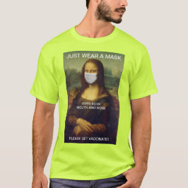 SÓLO LLEVAR UNA MÁSCARA A Lisa Camiseta De Alta Vi