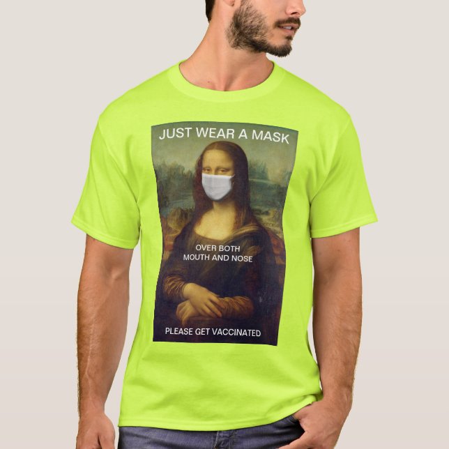 SÓLO LLEVAR UNA MÁSCARA A Lisa Camiseta De Alta Vi (Anverso)