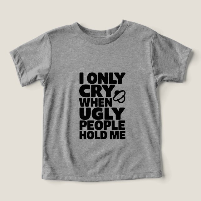 Sólo lloro cuando personas feas me abrazan - Diseñ (Diseño delantero )