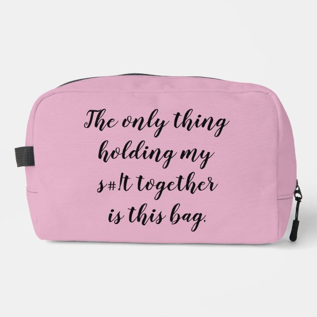 ¡Sólo lo que me mantiene unido es esta bolsa (Anverso)