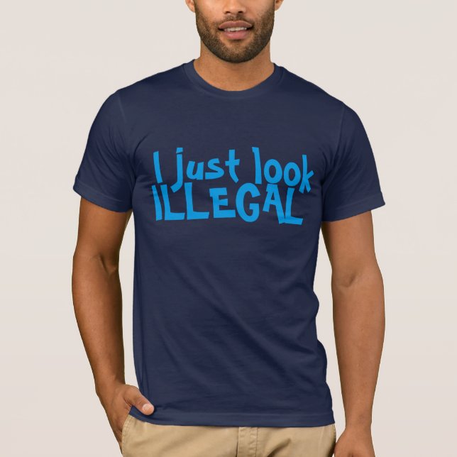 SÓLO ME VEO UNA CAMISA ILEGAL (Anverso)