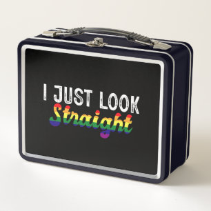 Sólo miro directo Mes del Orgullo LGBT Rainbow