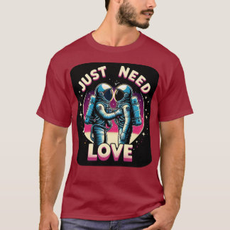 Solo necesito amor - Camiseta oscura