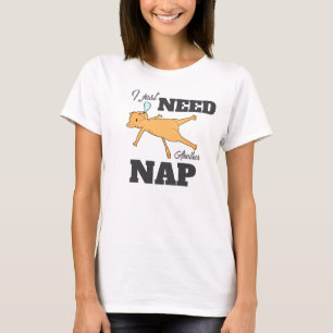 “Sólo necesito otra siesta” camiseta divertida de