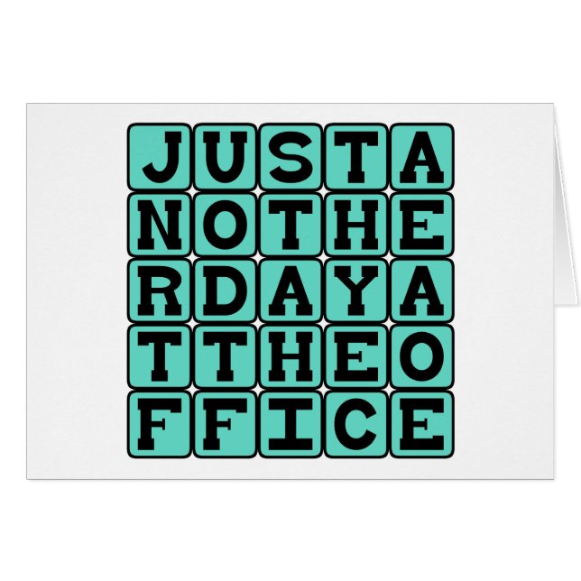 Solo Otro Día En La Oficina (Anverso (Horizontal))