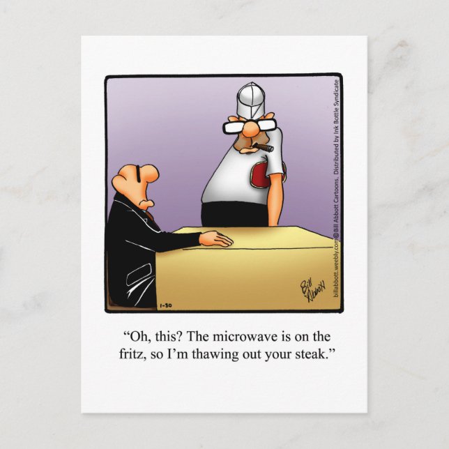 Solo para las risas, postal humorística (Anverso)