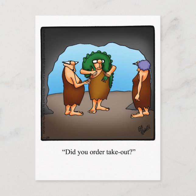 Solo para las risas, postal humorística (Anverso)