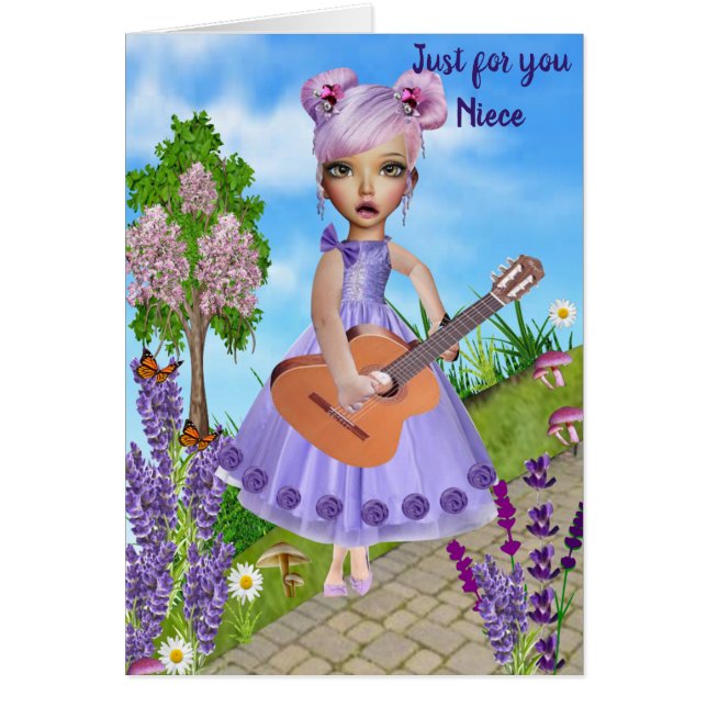 Solo para sobrina (Niña): (Frente)