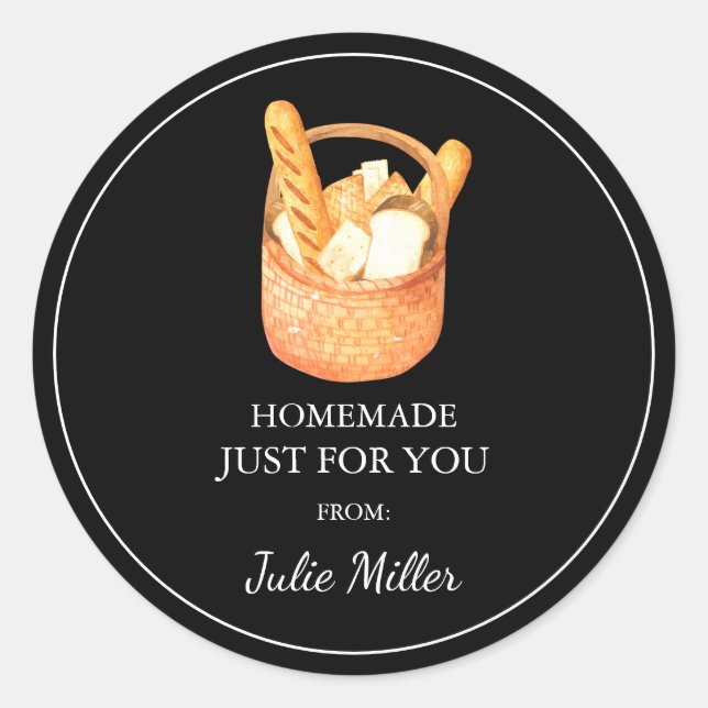 Solo para ti, etiqueta de pan. (Anverso)