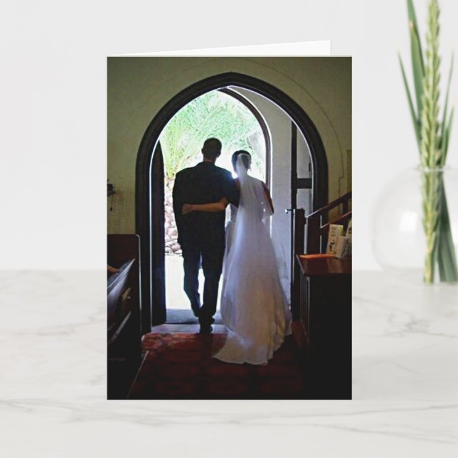 Solo pareja casada deja tarjeta de saludo de la ig (Anverso)