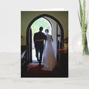 Solo pareja casada deja tarjeta de saludo de la ig
