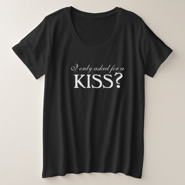 ¿Solo pedí un KISS? (Anverso del diseño)
