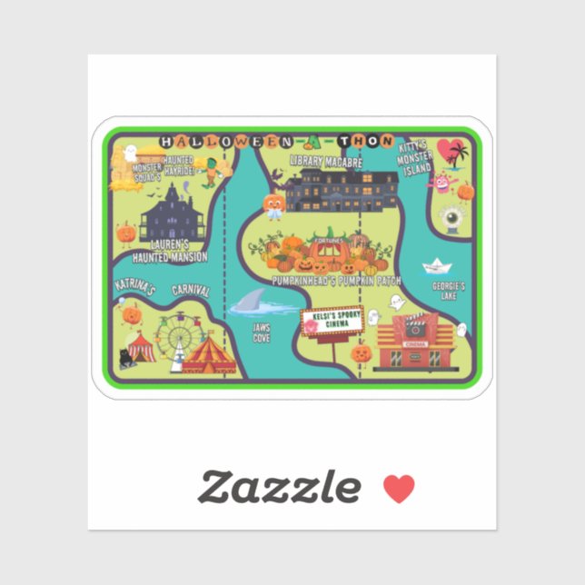 Sólo Pegatina de mapa (Hoja)