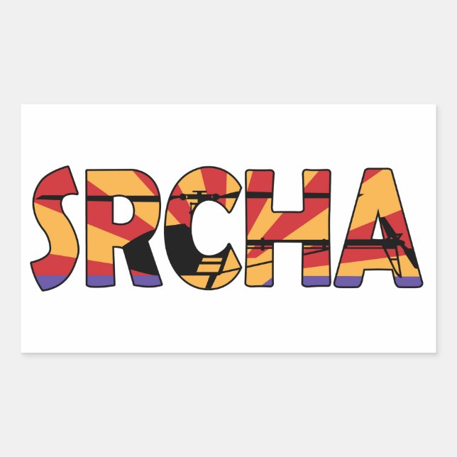 Solo Pegatinas con logotipo SRCHA (Anverso)