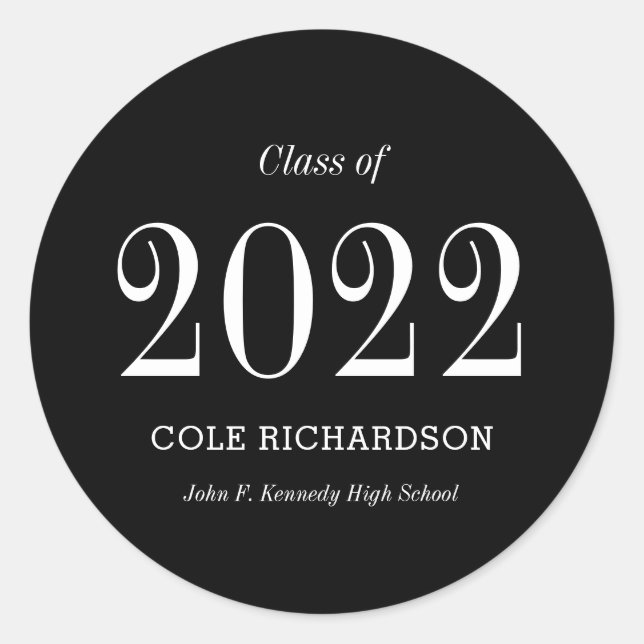 Sólo Pegatinas o Sellos para sobres de graduación  (Anverso)