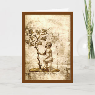 ¡Solo Pensando En Ti! Tarjeta de felicitación medi