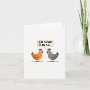 Sólo Pollo En La Tarjeta Bien