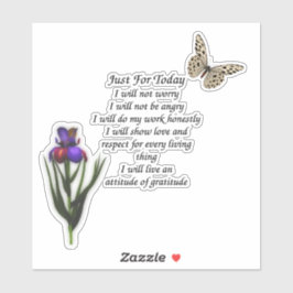 Sólo por el Pegatina Inspirador actual