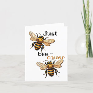 Sólo porque la tarjeta de agradecimiento doblada